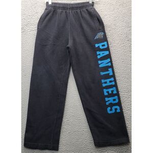 NFL Carolina‎ Panthers Team Apparel Sweatpants American Football Youth M Black